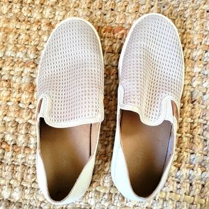 Olukai womens tan slip on